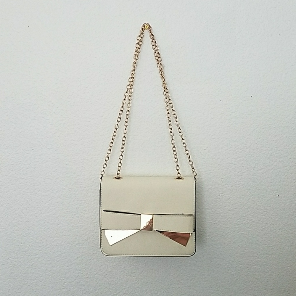 White purse